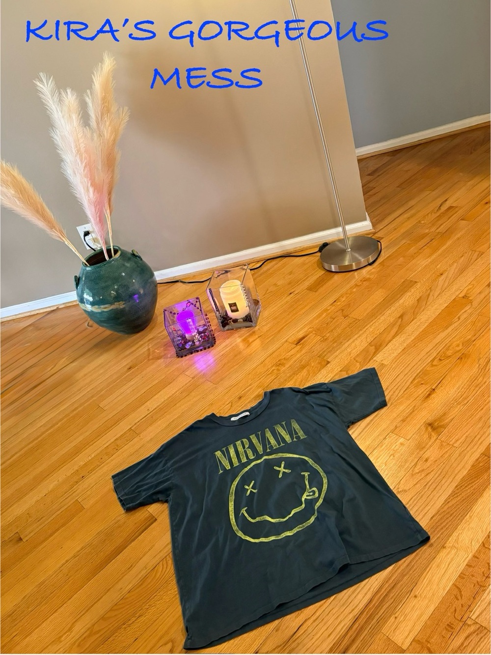 DAYDREAMER Nirvana Black Graphic Band Tee
